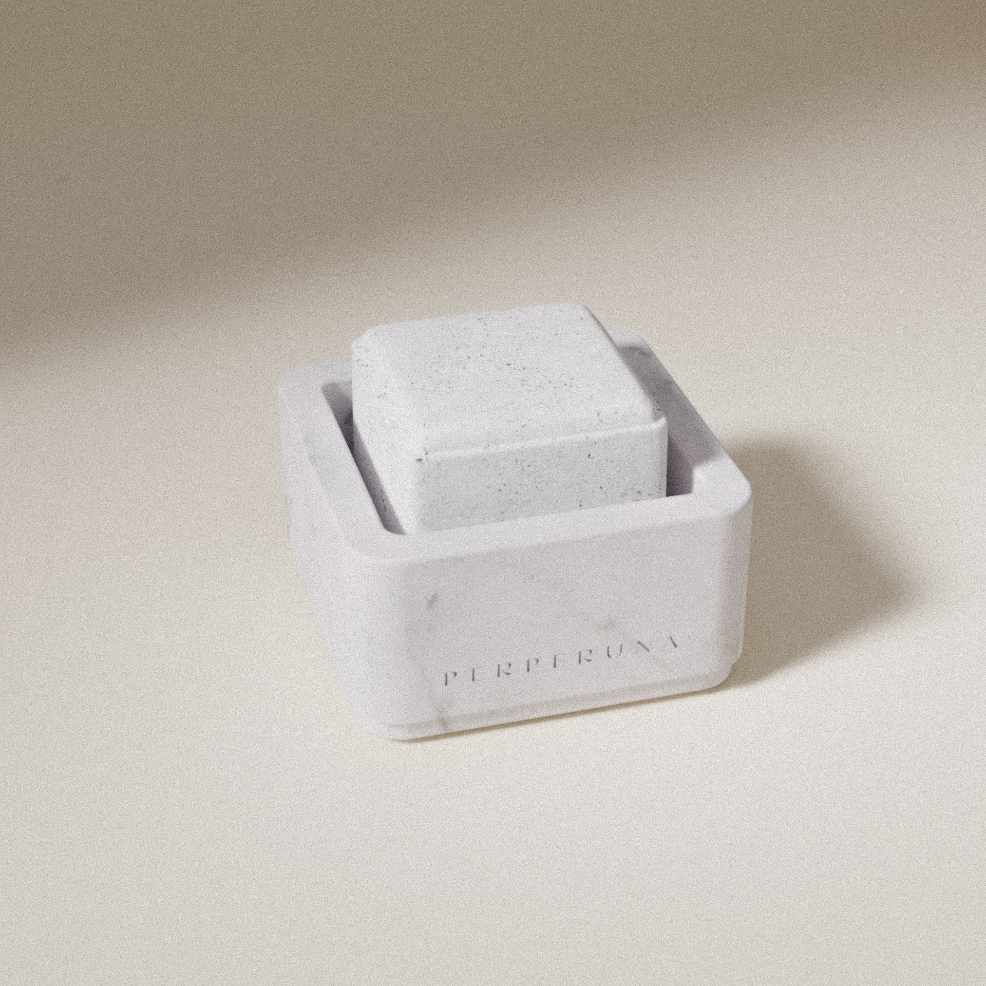 Coupelle en pierre pour le rituel de douche
