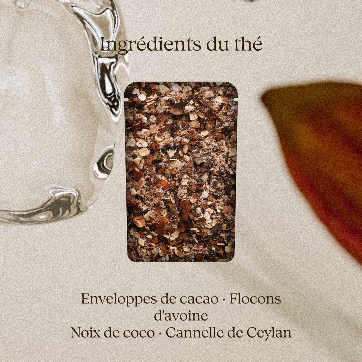 Mount Chocolate 50 g – thé de bain: ingrédients du thé