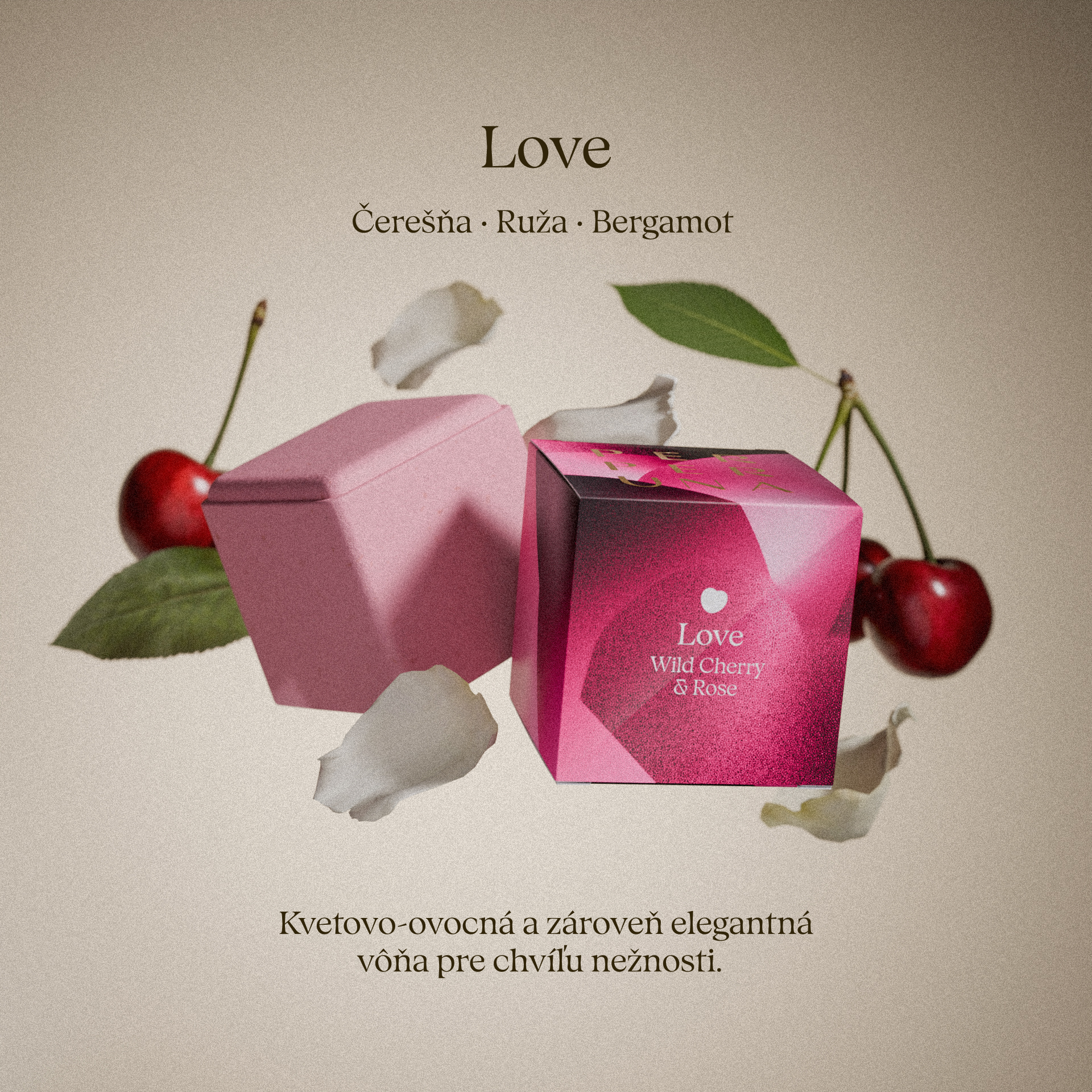 Love - Cube de douche aromatique
