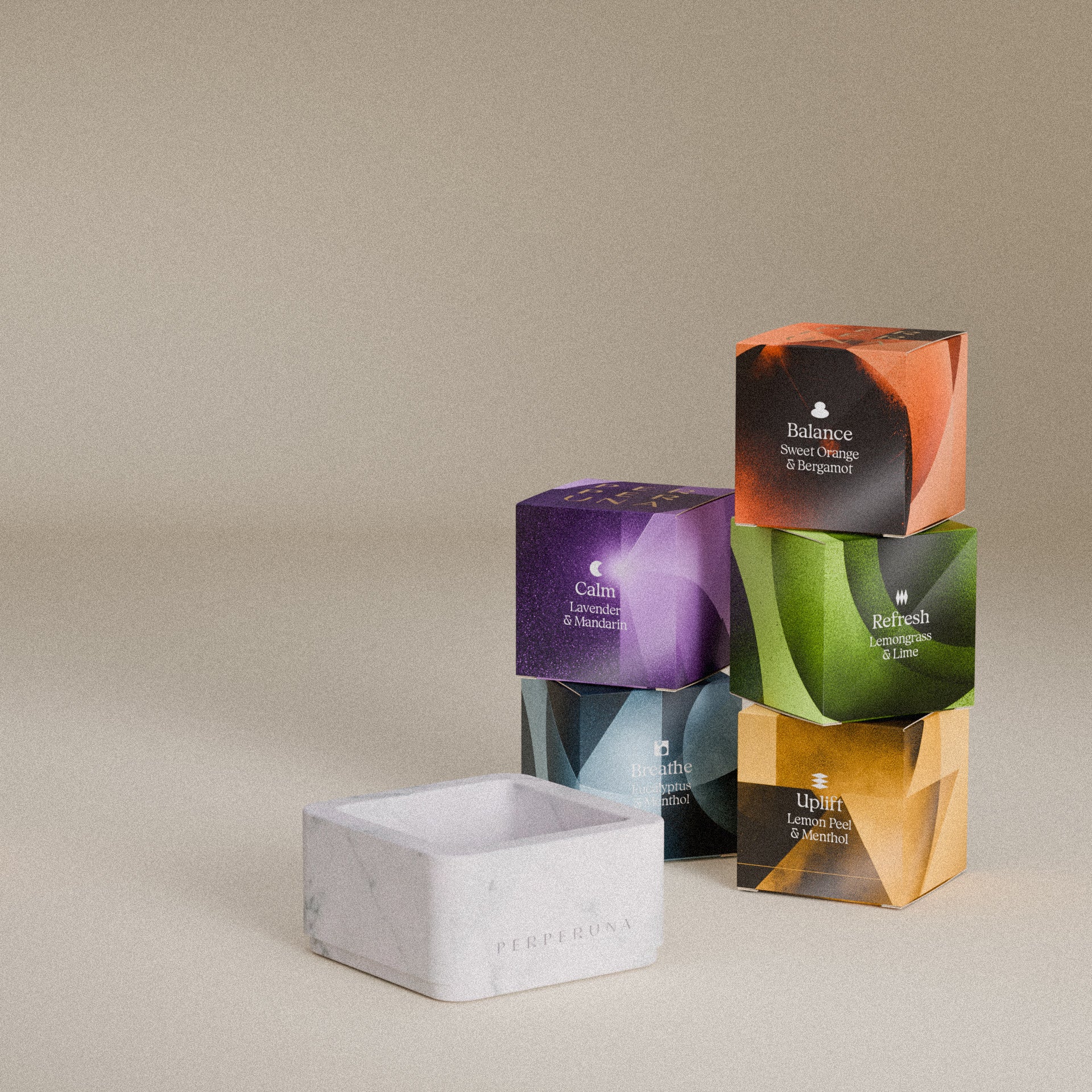 Coffret avantageux – 5 galets de douche + coupelle en pierre