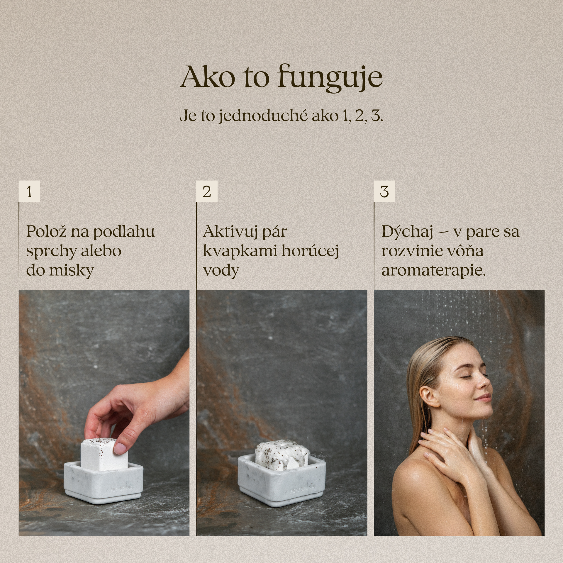 Balance - Cube de douche aromatique