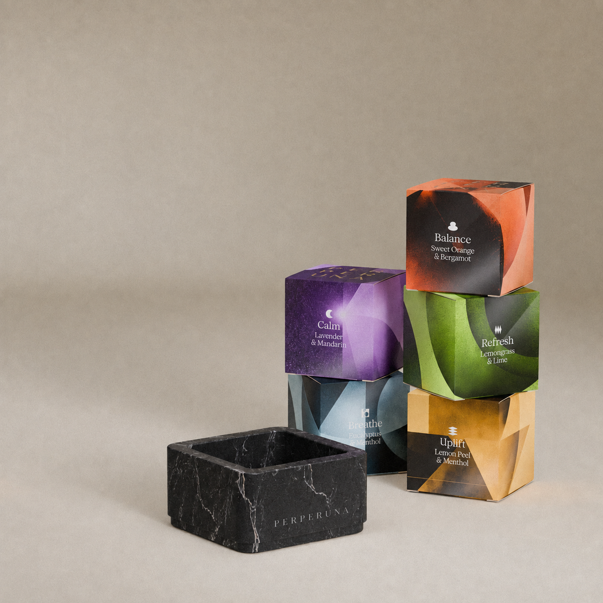 Coffret avantageux – 5 galets de douche + coupelle en pierre