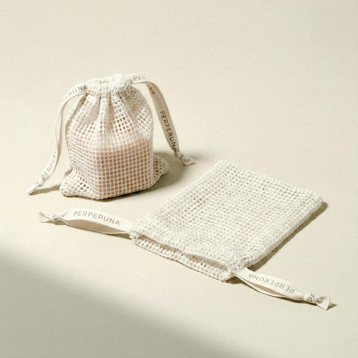 Petit sac en coton Perperuna pour les cubes de douche aromatiques