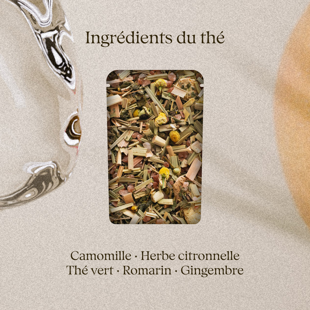 Herbal Spring 50 g – thé de bain: ingrédients du thé